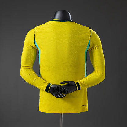 Brazil 2026 Home Player Version Long-Sleeve Jersey