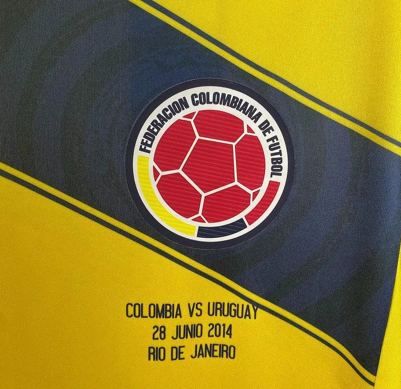 Retro 2014 Colombia Home Jersey