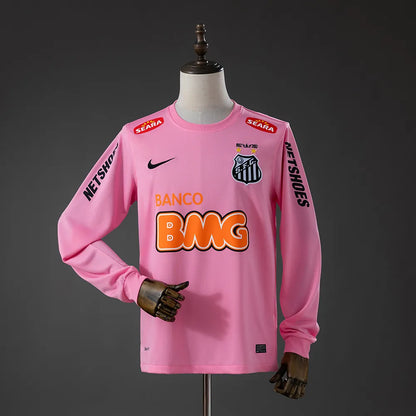 Santos 12-13 Retro Pink Long Sleeve Jersey