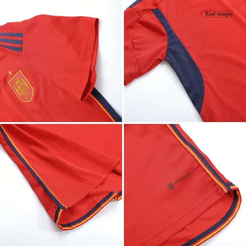 2022 Spain Nation Homw Soccer Jersey Replica World Cup