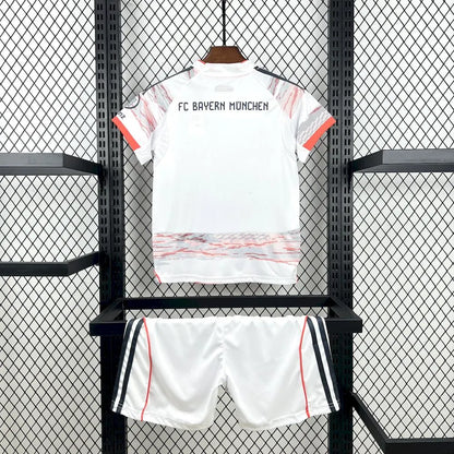 Bayern Munich 2025-26 Away Kids Kit
