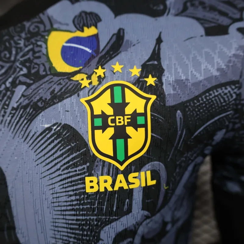 2024 Brazil Christ the Redeemer Special Kit Player Version Shirt Football