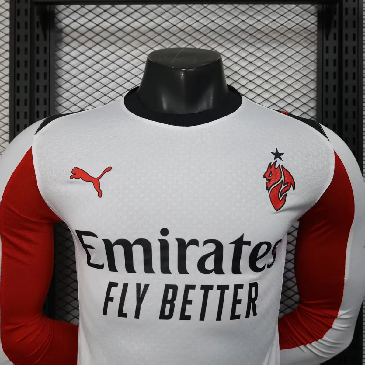 Player Version 25-26 AC Milan Away Long Sleeve Jersey
