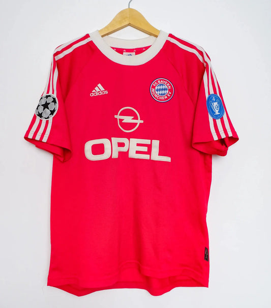 01-02 Bayern Munich Retro Jersey Home UCL
