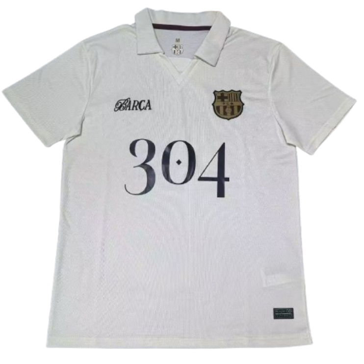 Barcelona POLO Shirt Lamin Yamal 304 White 24-25