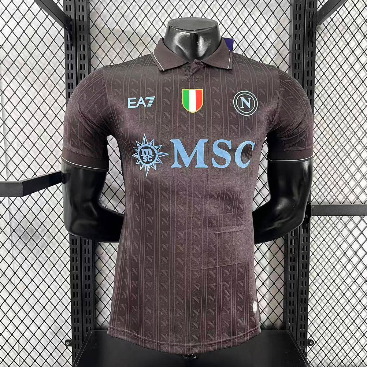 Player Version 25-26 Napoli Third Black Jersey