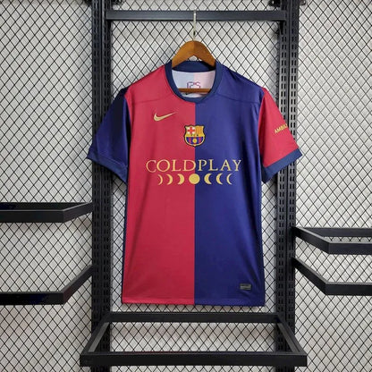 24-25 Barcelona Home COLDPLAY Edition Shirt Jersey