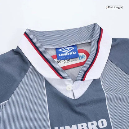 England Euro Cup 1996 Retro Away Long Sleeve Jersey