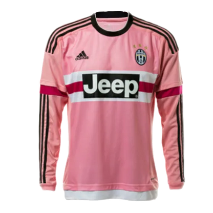 15-16 Juventus Retro Long Sleeve Jersey Away