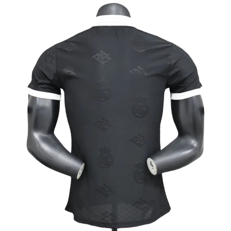 Real Madrid Men's Polo Shirt Black 25-26