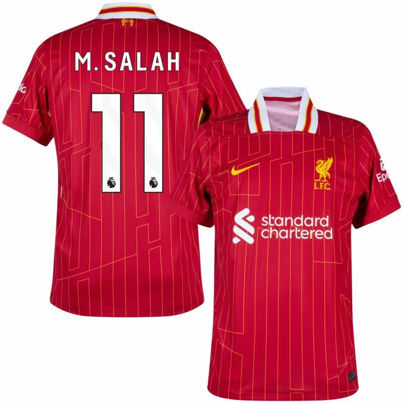 Liverpool Home M.Salah 11 Shirt 2024-2025 (Premier League) Size S-4XL