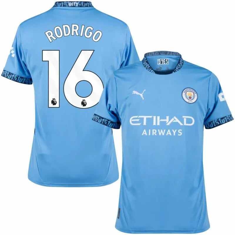 Manchester City Home Rodrigo 16 Shirt 2024-2025 Size：S-4XL