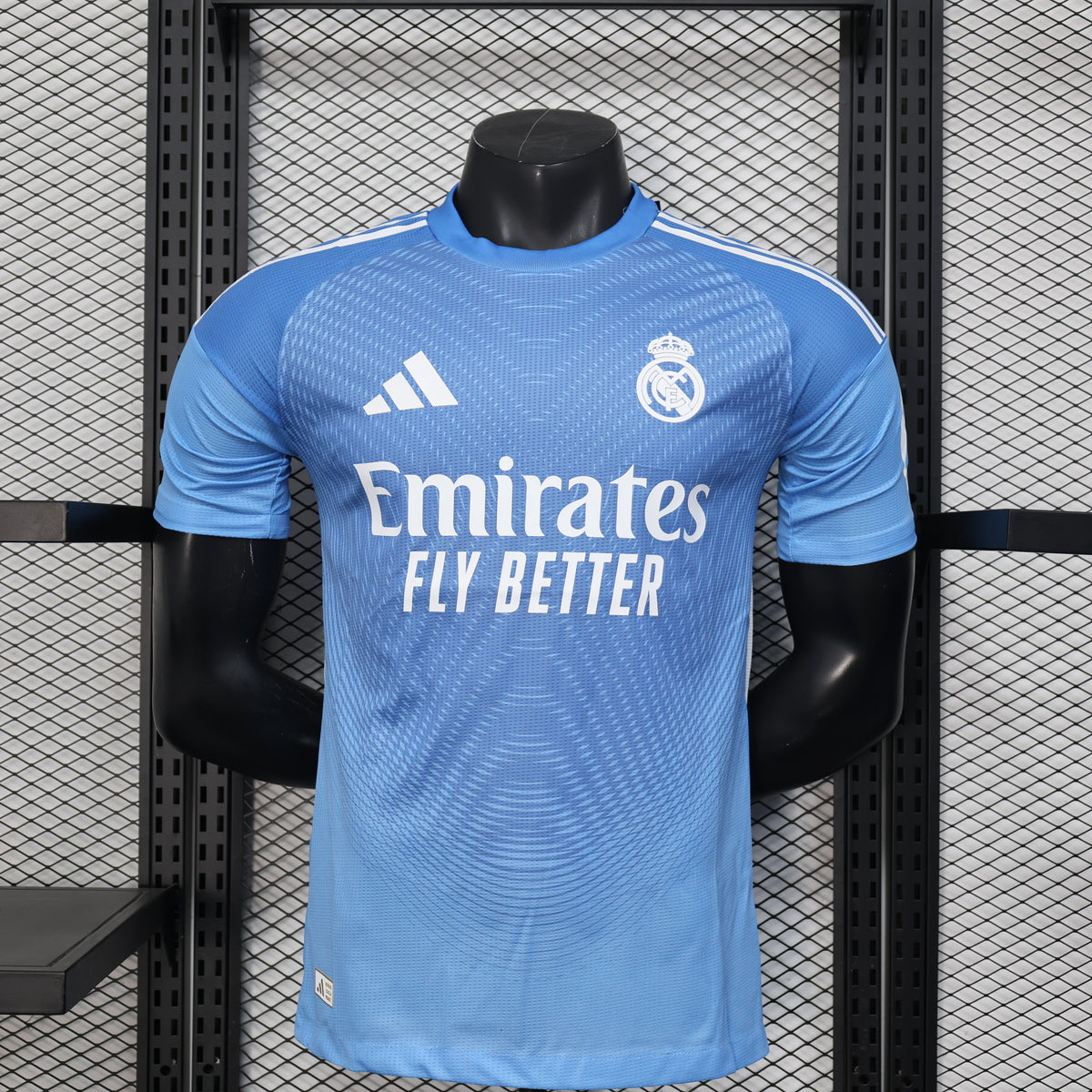 Player Version 25-26 Real Madrid Blue Goalkeeper Jersey