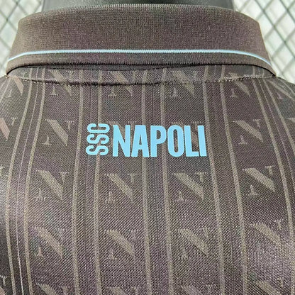 Player Version 25-26 Napoli Third Black Jersey