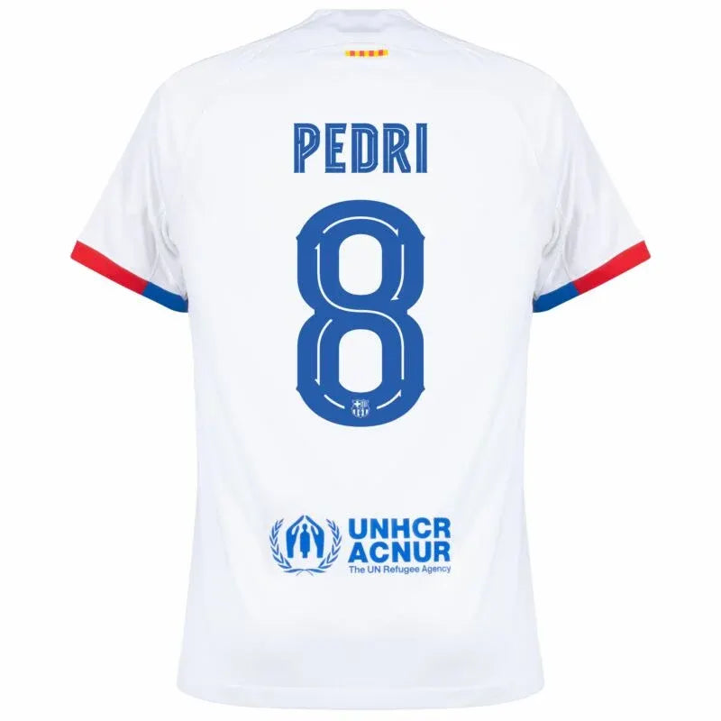 Barcelona Away Pedri 8 Shirt 2023-2024 (Official Cup Printing) Size S-XXL