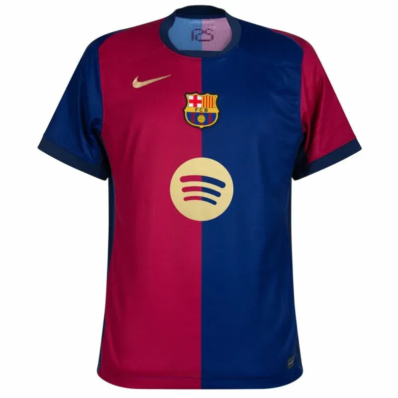 Barcelona Home Lamine Yamal 19 Shirt incl. UNHCR and New Spotify Sponsor (La Liga) 2024-2025 Size S-4XL