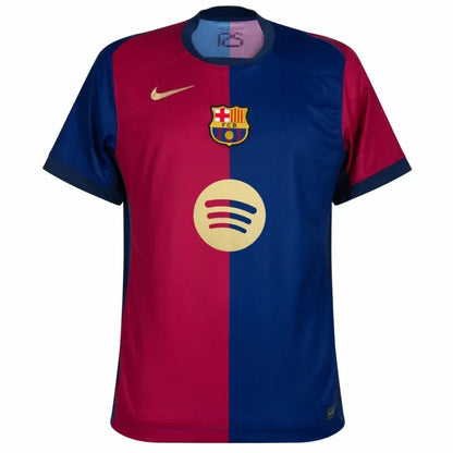 Barcelona Home Lamine Yamal 19 Shirt incl. UNHCR and New Spotify Sponsor (La Liga) 2024-2025 Size S-4XL