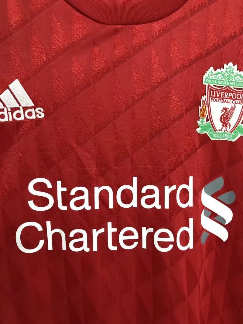 Retro Liverpool FC Home Football Jersey Long Sleeve 2010/2011