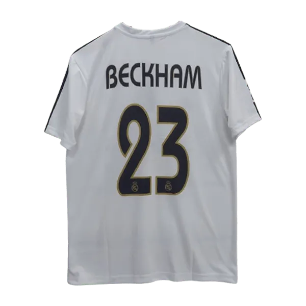 BECKHAM #23 Real Madrid Retro Jersey Home Shirt 2004-05