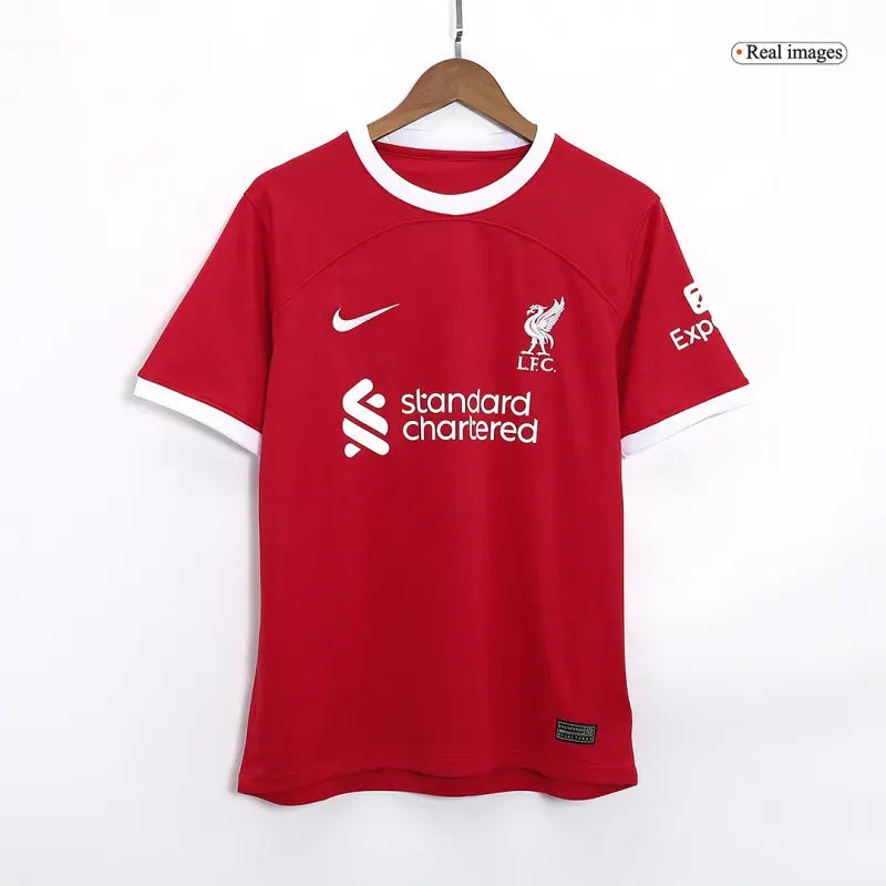 2023-24 M.SALAH #11 VIRGIL #4 SZBOSZLAI #8 MAC ALLISTER #10 Liverpool Home Jersey