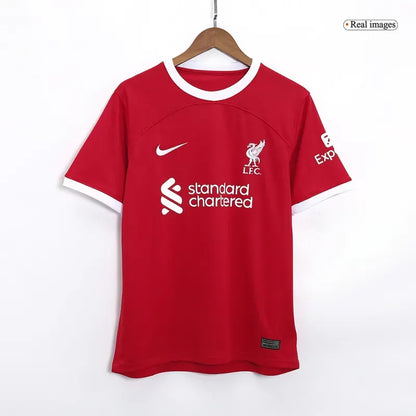2023-24 M.SALAH #11 VIRGIL #4 SZBOSZLAI #8 MAC ALLISTER #10 Liverpool Home Jersey