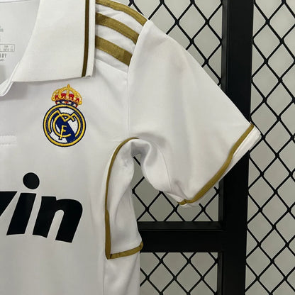 Real Madrid 11-12 Home Retro Kids Kit Soccer Jersey