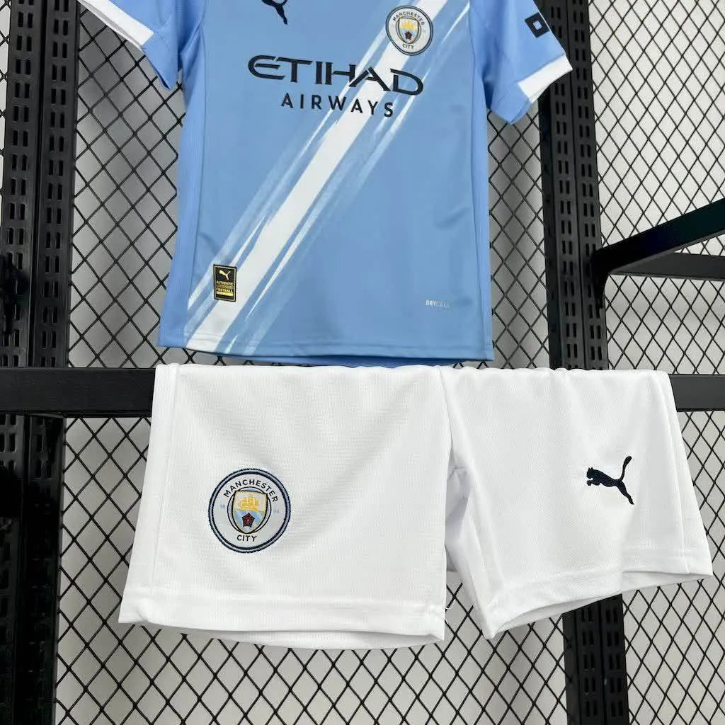 25-26 Kids Manchester City Home Jersey