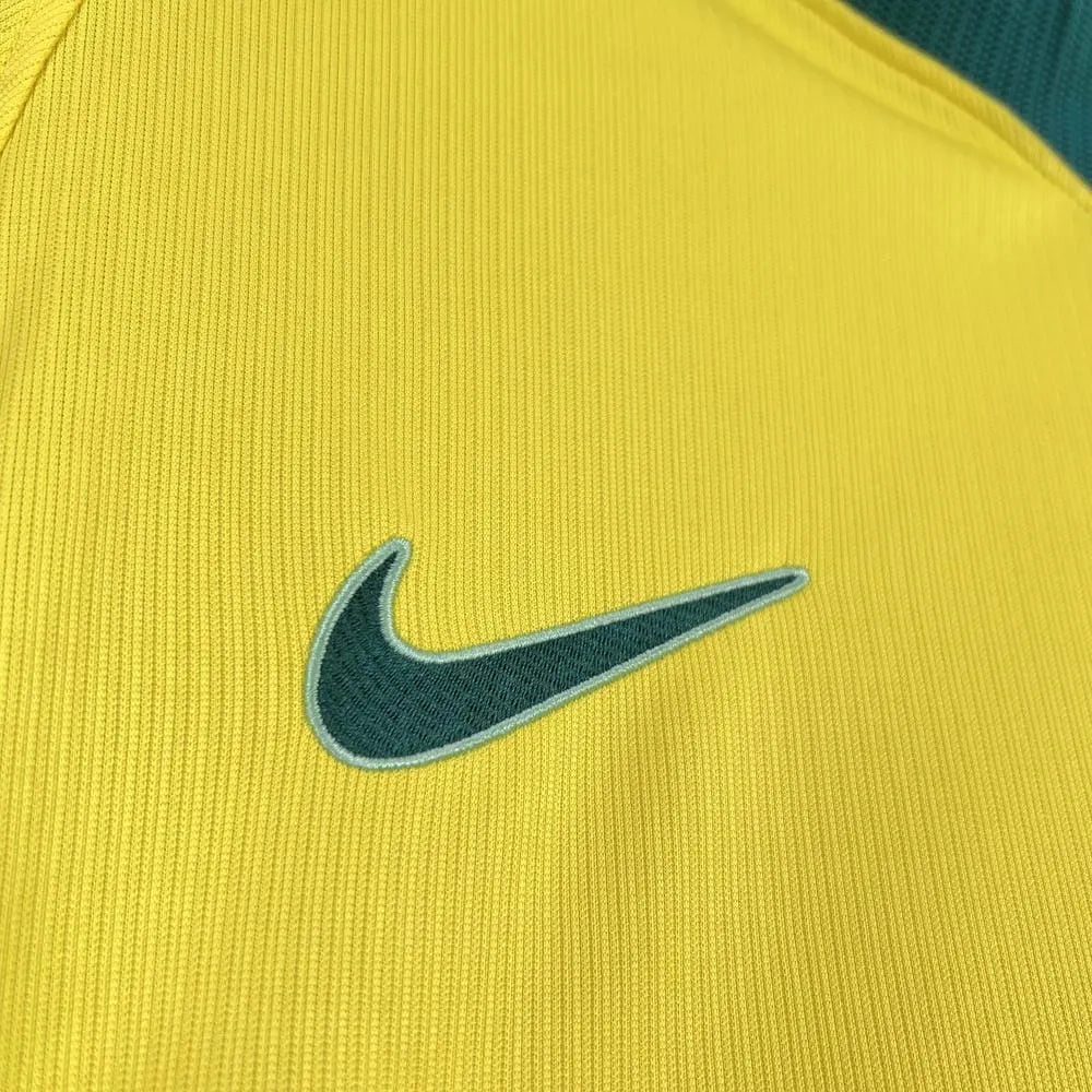 Mens Brazil 2026 World Cup Home Long Sleeve Jersey