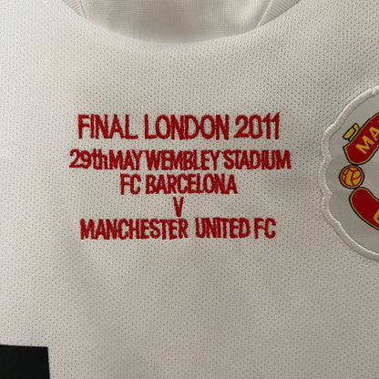 Manchester United 10-11 Away Champions League Retro Kids Kits Youth Apparels Jersey