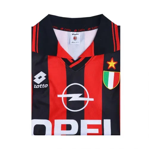 AC Milan BAGGIO #18 Retro Jersey Home 1996/97