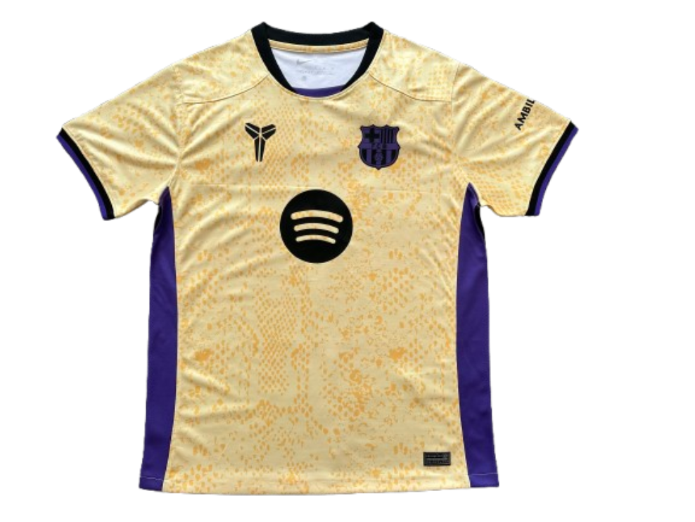 Maillot de foot extérieur jaune du Barça 25-26