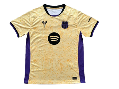 Maillot de foot extérieur jaune du Barça 25-26