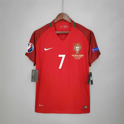 Portugal Euro Cup 2016 Retro Jersey Home