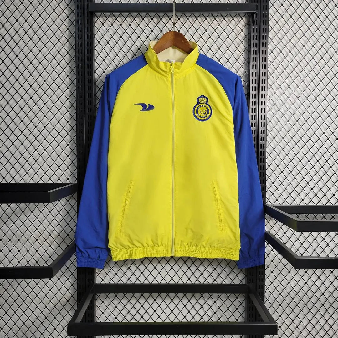 2022/2023 Al-Nassr Reversible Windbreaker (Yellow-Beige) Football Shirt