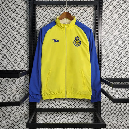 2022/2023 Al-Nassr Reversible Windbreaker (Yellow-Beige) Football Shirt