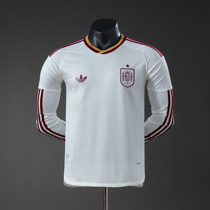 Spain 2026 Away Player Version Long Sleeve Jersey