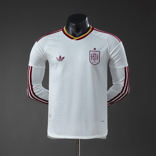 Spain 2026 Away Player Version Long Sleeve Jersey