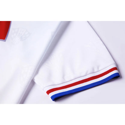 Croatia Nation Retro Men Jersey Home World Cup White 1998
