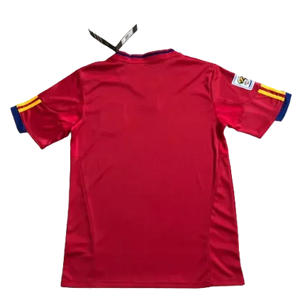 2010 Spain Nation Retro Jersey Home World Cup