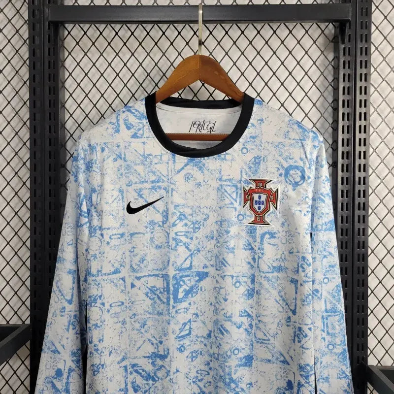 2024 Portugal Nation Away Long Sleeve Jersey Euro