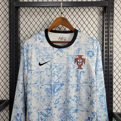 2024 Portugal Nation Away Long Sleeve Jersey Euro