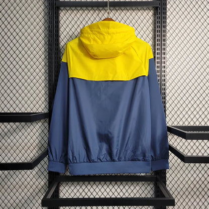 2023/2024 Brazil Windbreaker(Yellow-Grey)Football Shirt