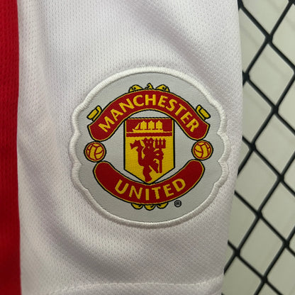 Manchester United 09-10 Home Retro Kid Kits Children Sets Jersey