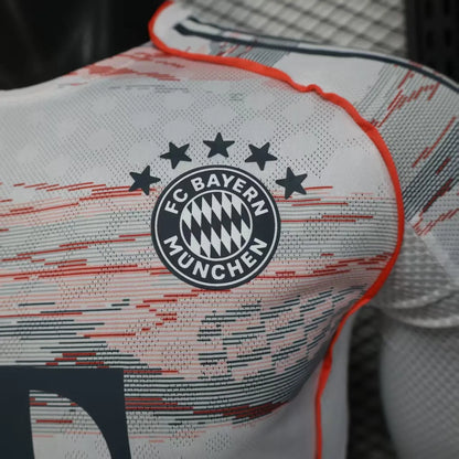 Player Version 25-26 Bayern Munich Away Long Sleeve Jersey
