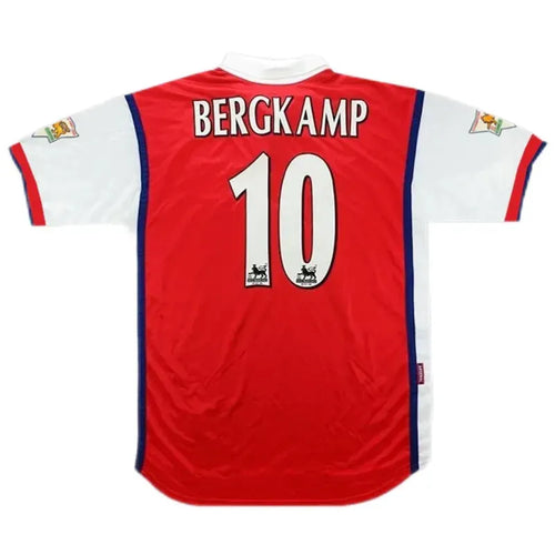 98-99 Arsenal Bergkamp #10 Retro Jersey Home