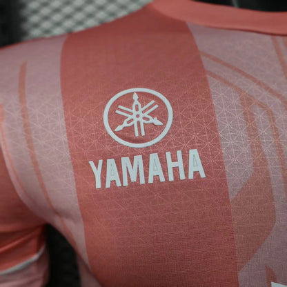 Player Version 25-26 Olympique de Marseille Pink with Geometric Pattern Jersey
