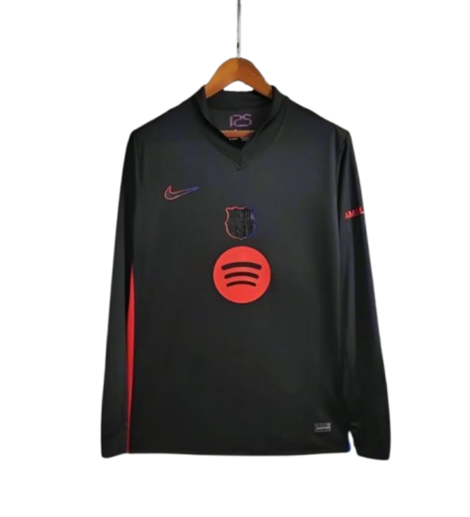 Barcelona Away Long Sleeve Jersey 2024-25