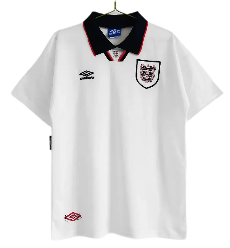England 1994/95 Retro Soccer Jersey Home