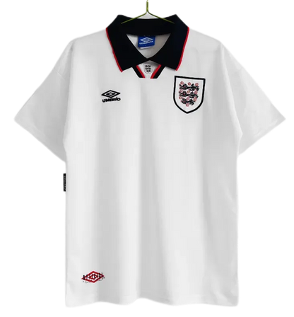 England 1994/95 Retro Soccer Jersey Home