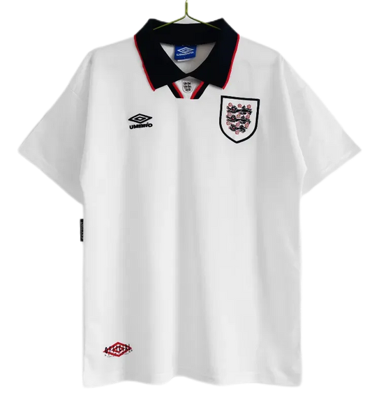 England 1994/95 Retro Soccer Jersey Home